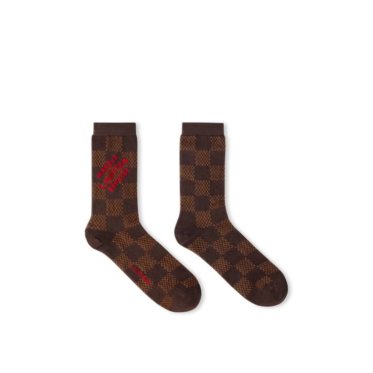 Louis Vuitton Socks Brown