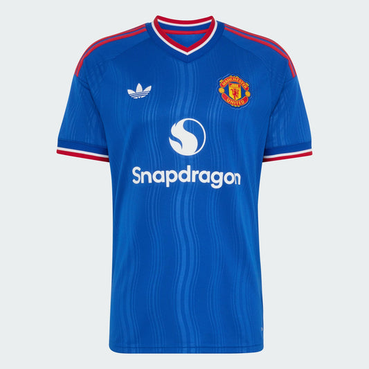 Manchester United 2026/27 Away Jersey Royal Blue Red White
