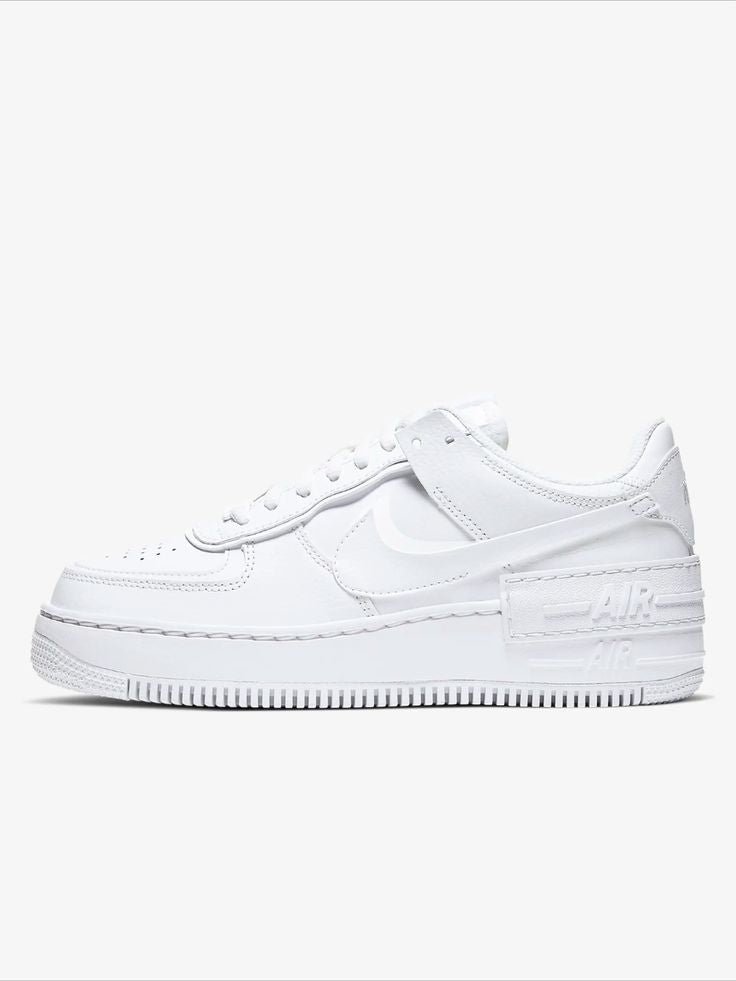 Nike Air Force 1 Shadow Spruce Aura white sneaker