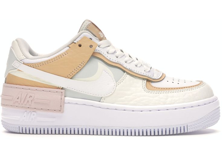 Nike Air Force 1 Shadow White Beige Grey