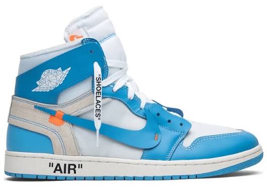 Off-White x Air Jordan 1 blue colourway