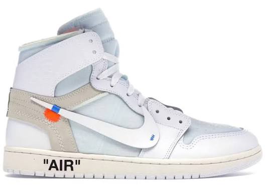 Off-White x Air Jordan 1 white colourway