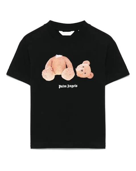 Palm Angels small teddy bear logo T-shirt black